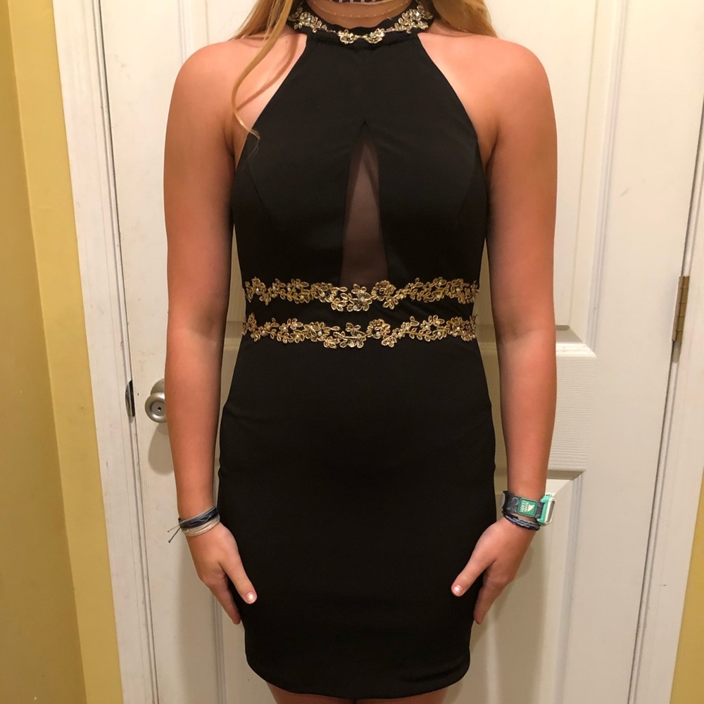 Black homecoming dress